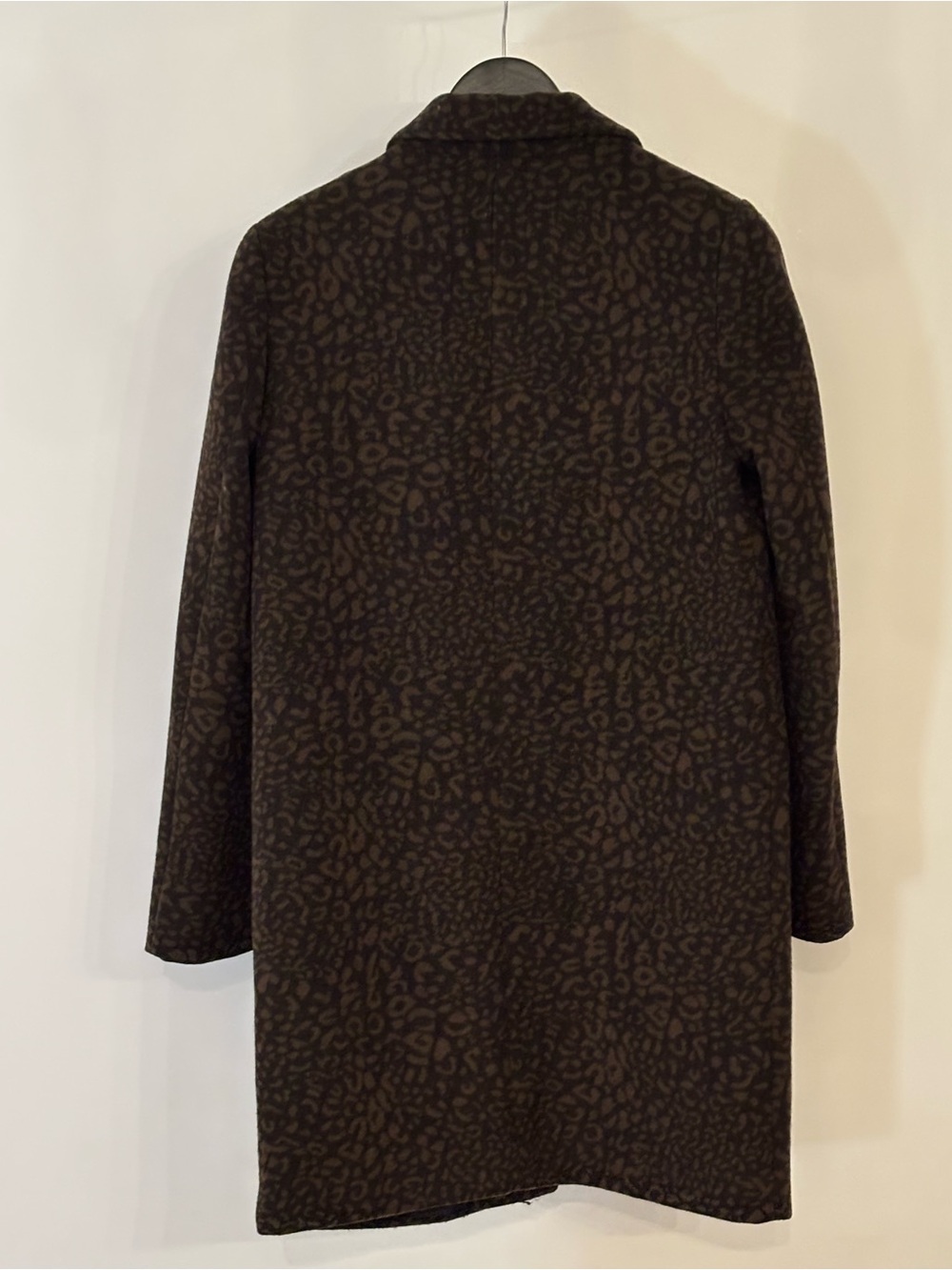 Maison Scotch (Scotch & Soda) Leopard Print Mid-Length Coat - Size 1 (S) - Picture 2 of 6
